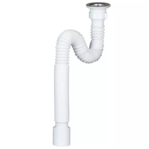 Сифон для раковины SoloPlast Г0106 1 1/2" впуск Белый (127292) Сифон для раковины SoloPlast Г0106 1 1/2" впуск Белый (127292)