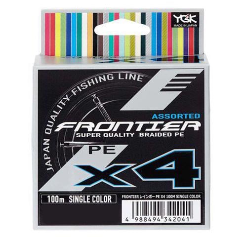 Шнур YGK Frontier X4 Assorted 100 м №1,5 0,205 мм 15 Lb 6,8 кг Single Color (1013-5545.03.21)