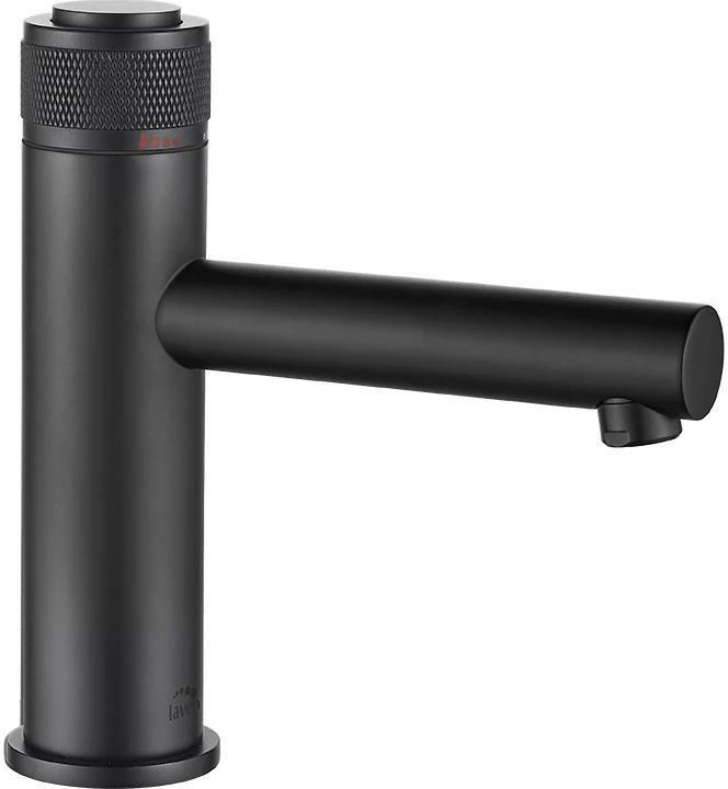 Смеситель для умывальника Laveo Volumo Black (BAV722D)