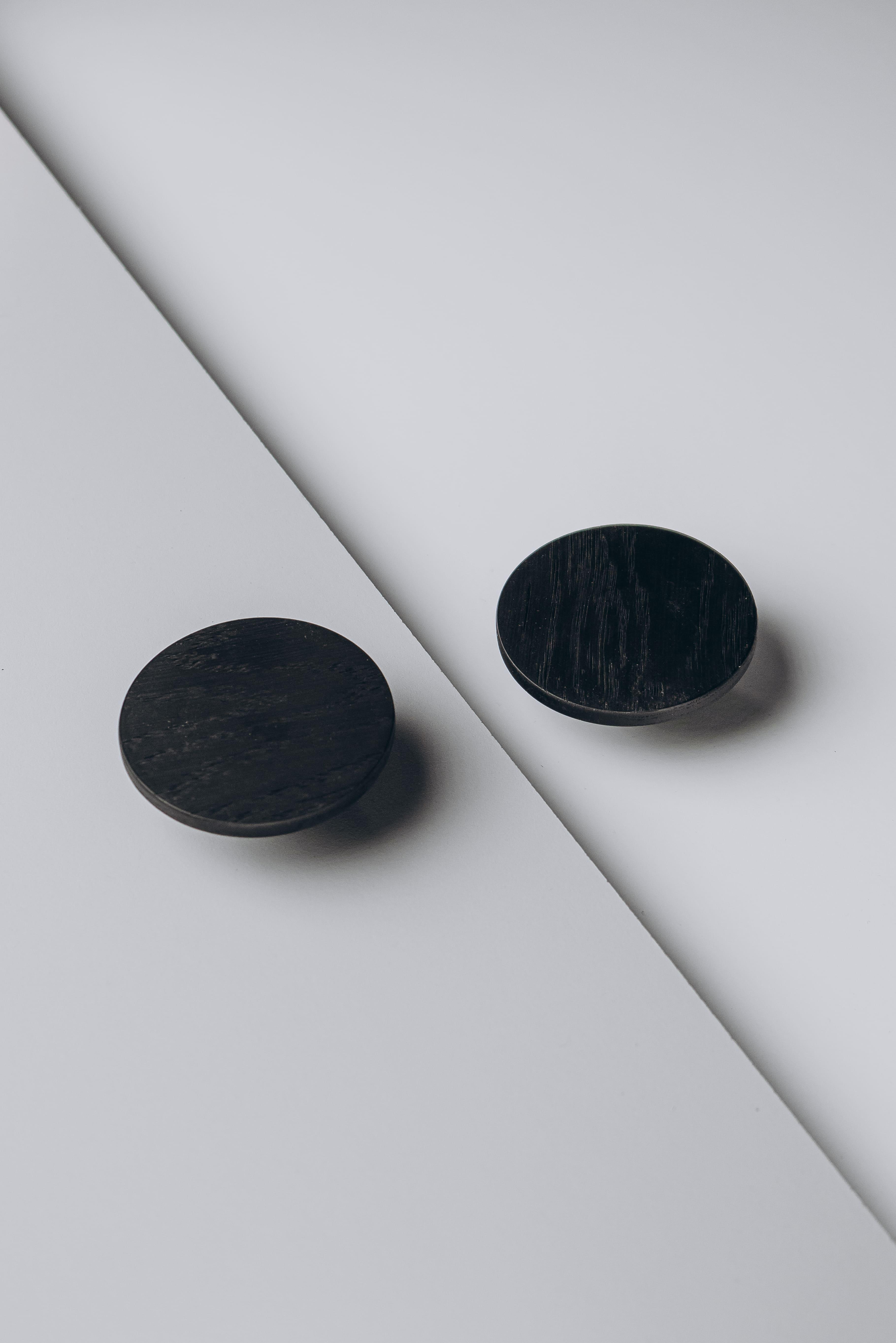 Меблева ручка з дерева 7 см Umbrella black - фото 5 Меблева ручка з дерева 7 см Umbrella black - фото 5