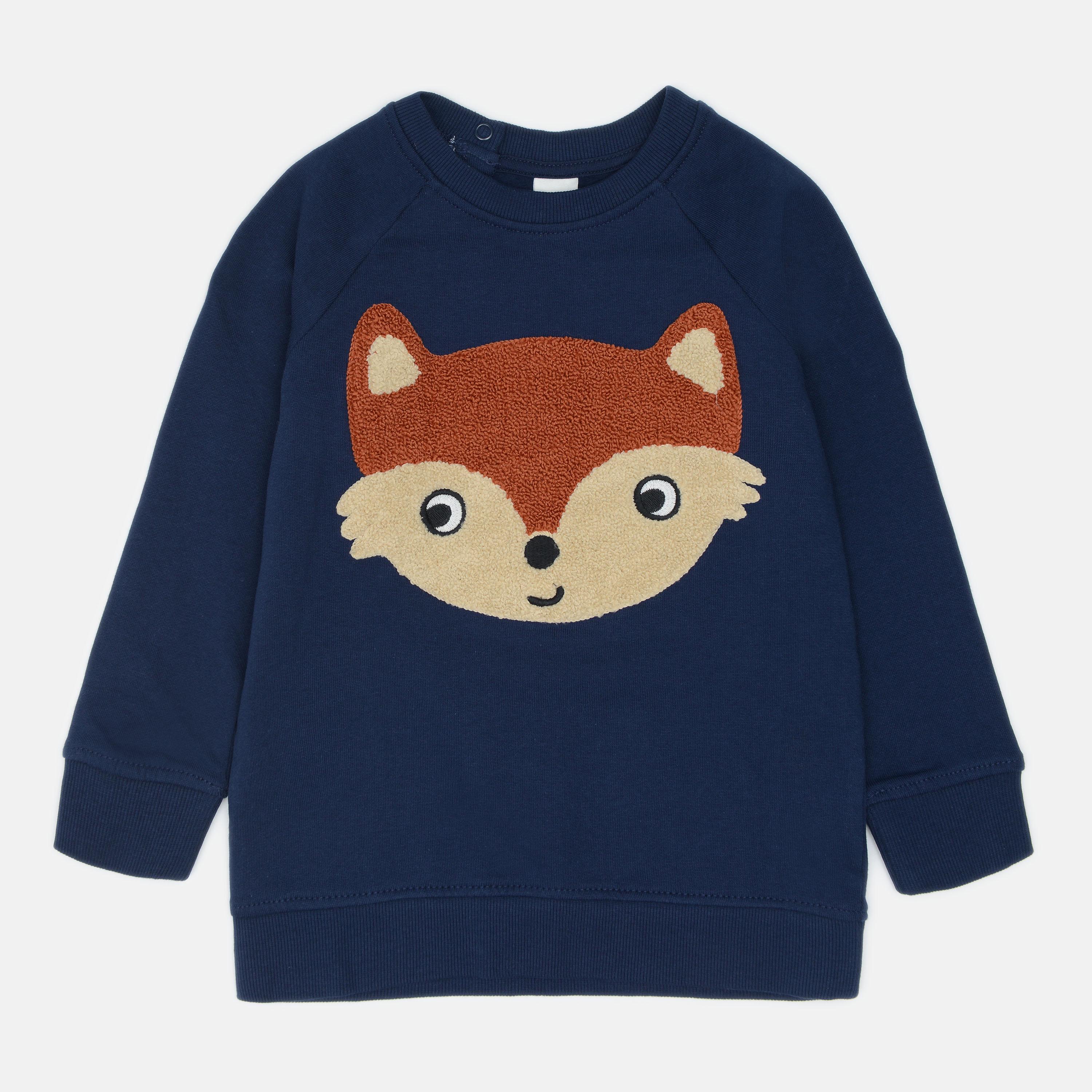 Свитшот H&M 92 см Темно-синий (22077915892)