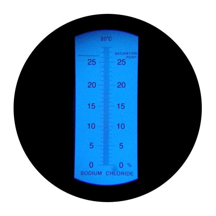 Рефрактометр NaCl HT212ATC для солі кухонної 0/28% - фото 5