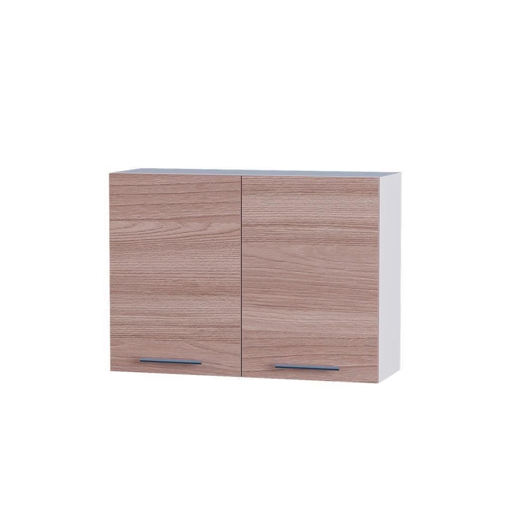 Модуль кухонний під сушарку Еверест Еко 800 80х30х58 см Ясень шимо-темний/Білий (DTM-2833)