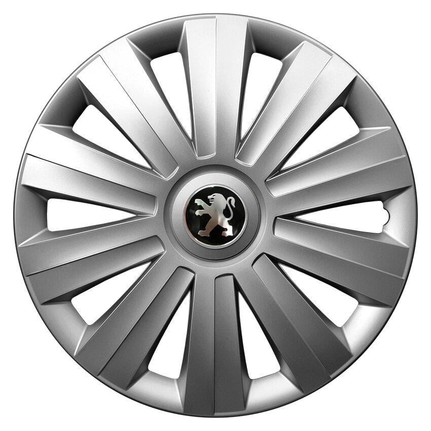 Комплект колпаков JAWOPLAST Snake R15 для Peugeot 4 шт. Silver (28435115)