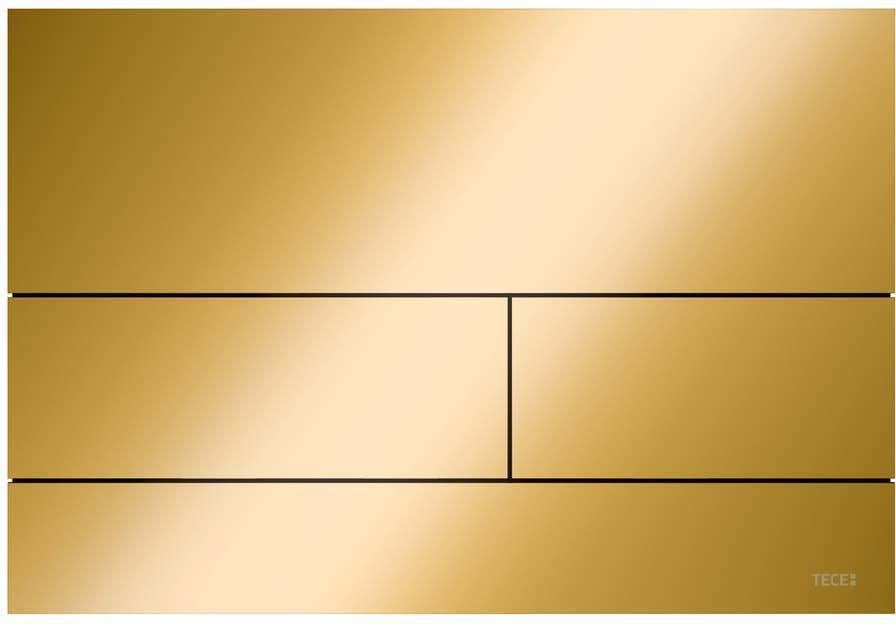 Кнопка смыва TECE Square II PVD Золото глянцевая (9240839)