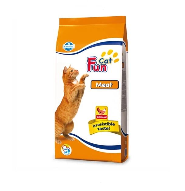 Корм сухой Farmina Fun Cat Meat с курицей для взрослых кошек 20 кг (8010276010476)