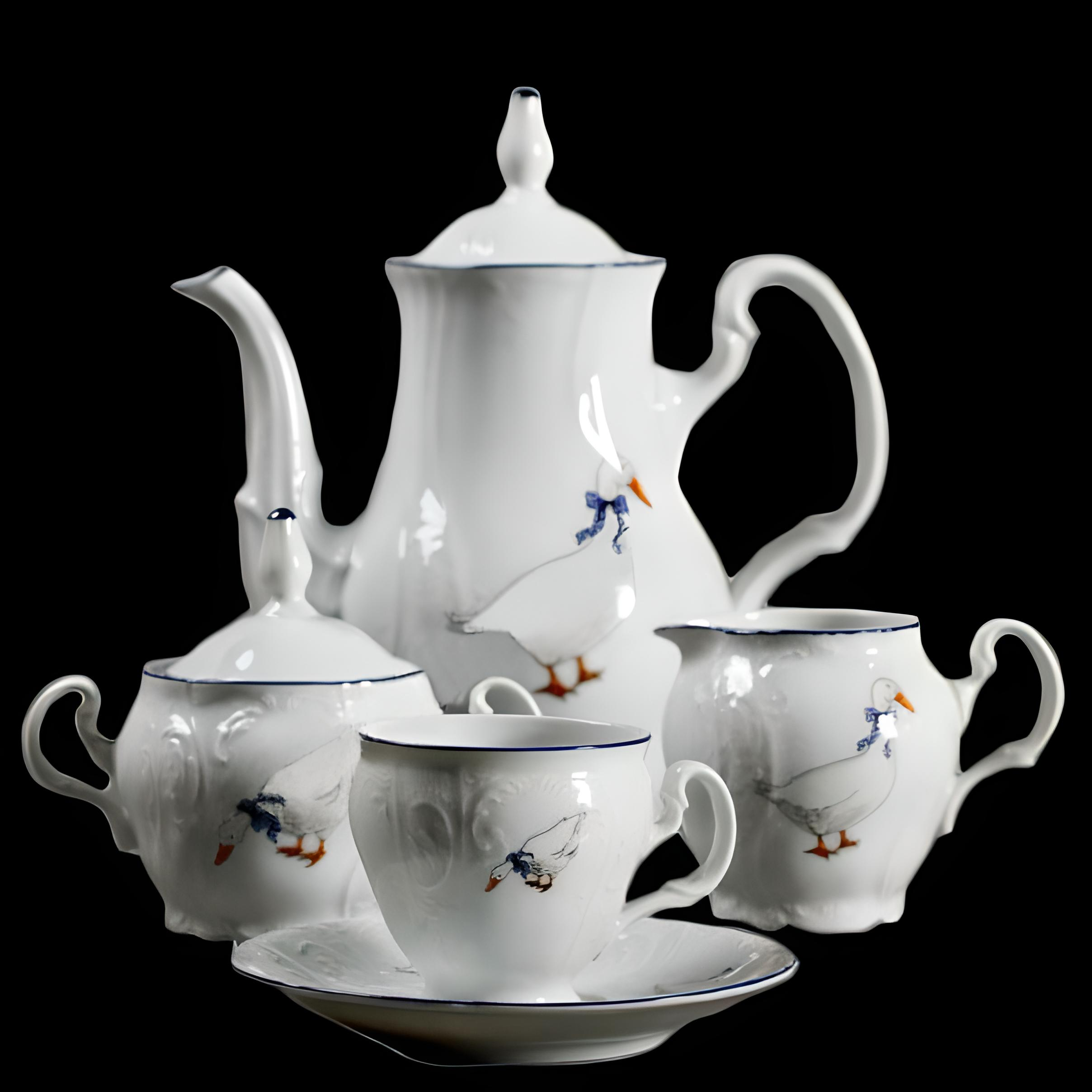 Кофейный сервиз Thun Bernadotte 17 пр./6 п. (00000003171)