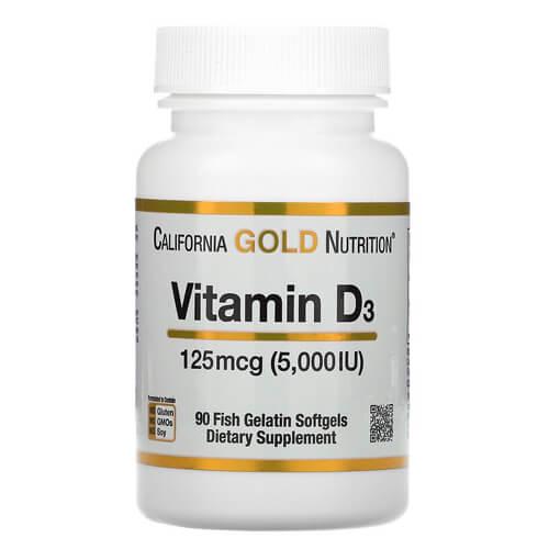 Витамин D CGN Vitamin D3 5000 IU 90 Softgels (CGN-01065)