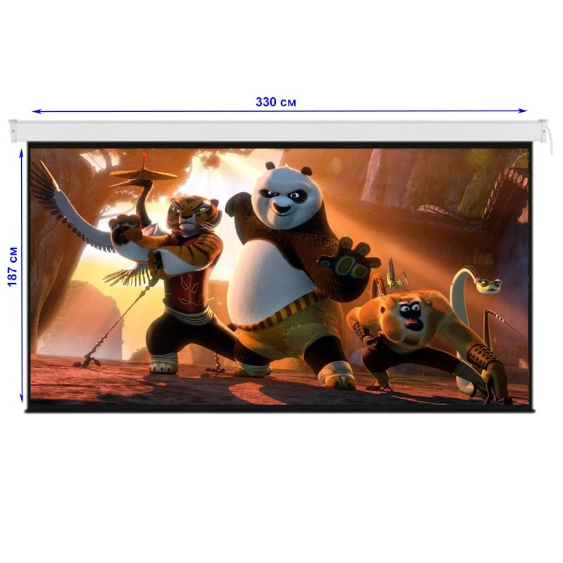 Екран проекційний EQUIPIFY ESAA150 моторизований настінний стельовий 150" 330x187 см 16:9 (tf2654) - фото 5 Екран проекційний EQUIPIFY ESAA150 моторизований настінний стельовий 150" 330x187 см 16:9 (tf2654) - фото 5