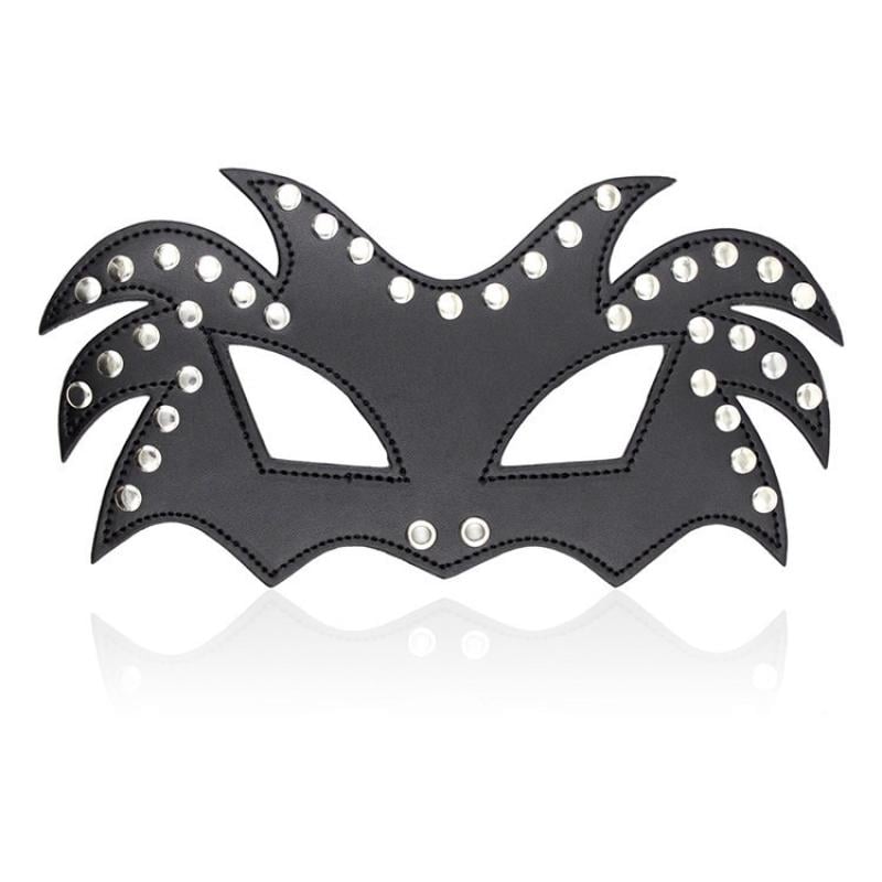 БДСМ-маска на глаза Leather Dragon Mask Черный (36550366)