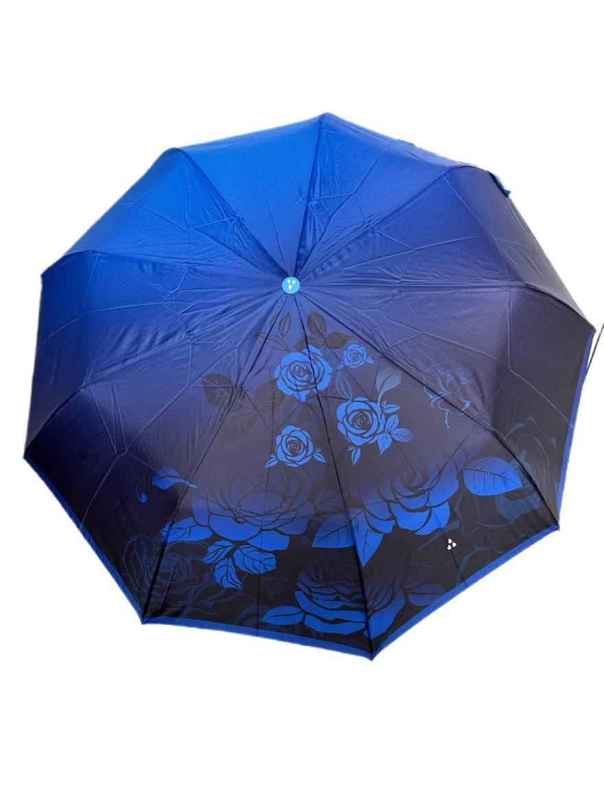 Парасолька жіноча напівавтоматична Срібний Дощ 9 спиць Синій (6025/1) - фото 2 Парасолька жіноча напівавтоматична Срібний Дощ 9 спиць Синій (6025/1) - фото 2