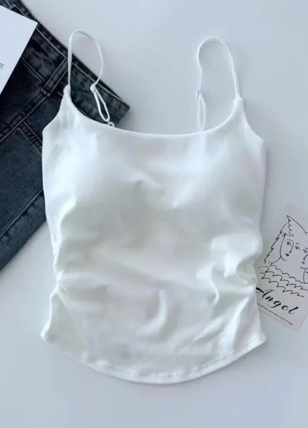 Майка жіноча Style and Comfort з вкладишами One size Білий (1866-42-01) - фото 9 Майка жіноча Style and Comfort з вкладишами One size Білий (1866-42-01) - фото 9