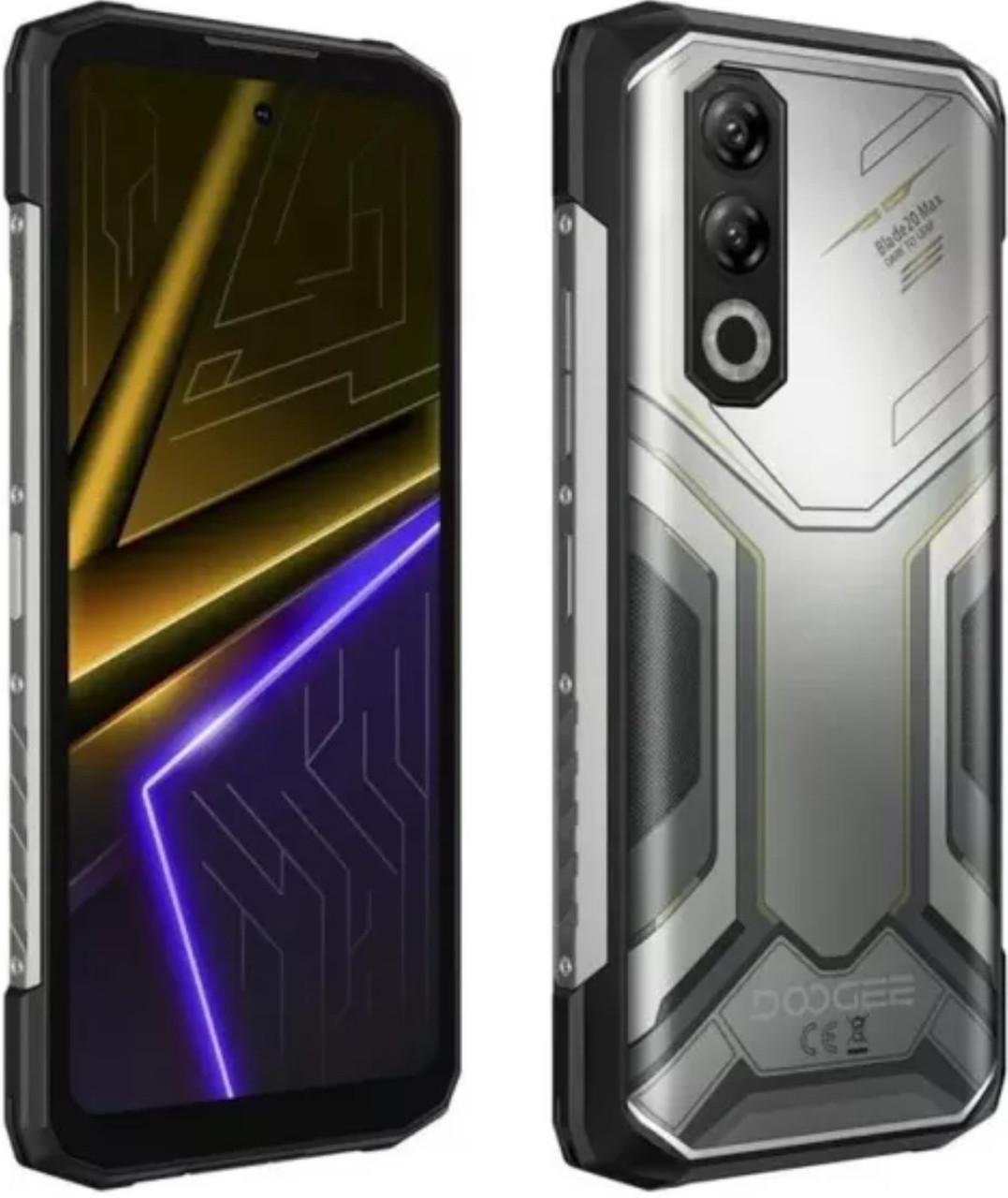 Смартфон Doogee Blade 20 Max 12/1024 Гб Night Vision Global Version Silver (2793484155) - фото 2 Смартфон Doogee Blade 20 Max 12/1024 Гб Night Vision Global Version Silver (2793484155) - фото 2