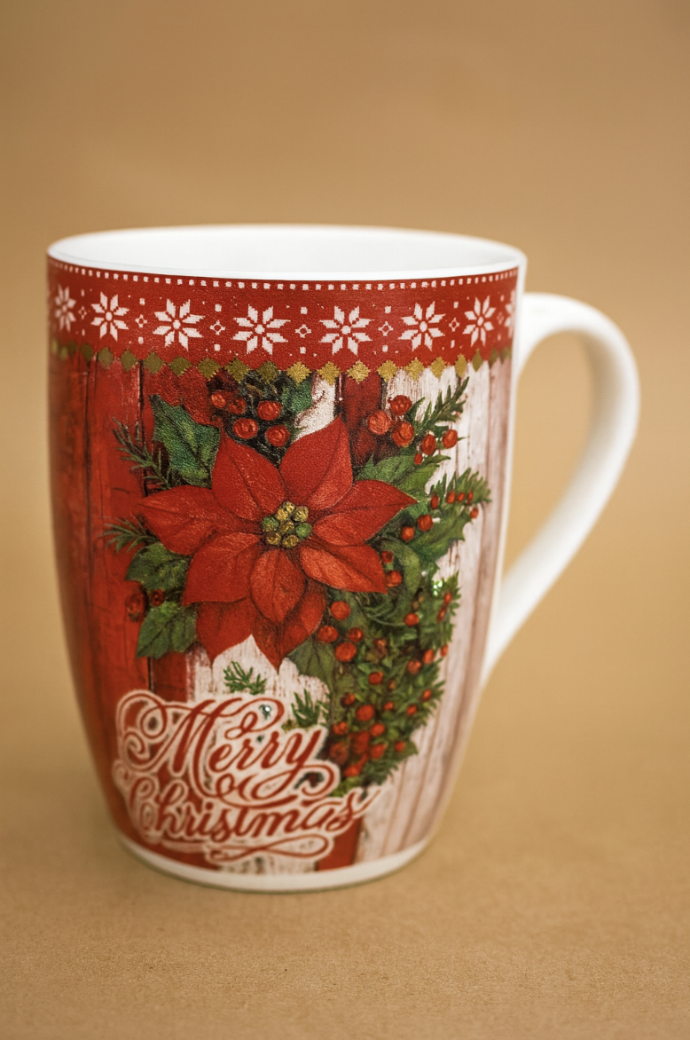 Чашка новогодняя Merry Christmas 350 мл (R100346)