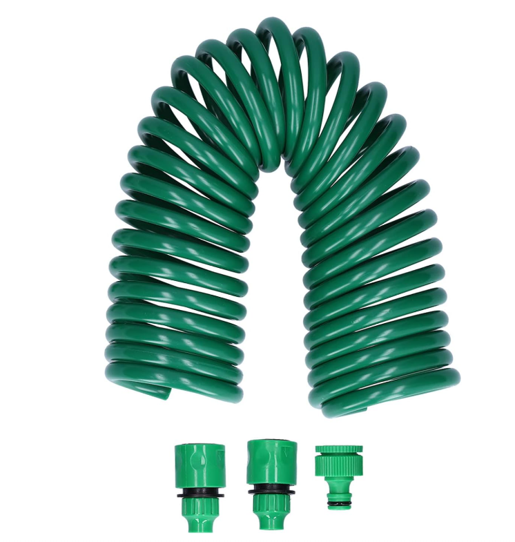 Шланг спиральный садовый для полива Loop Water Hose гибкий/сложный с коннектором пластиковый 7,5 м (3043464003)