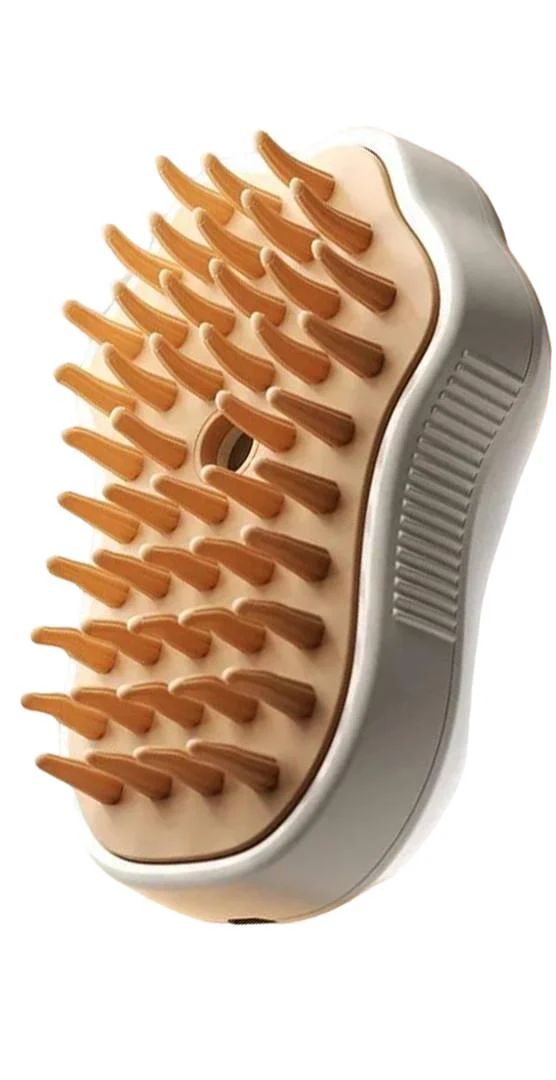 Щетка-массажер паровая с ручкой Petspa для сухого и влажного вычесывания животных (2343956617)