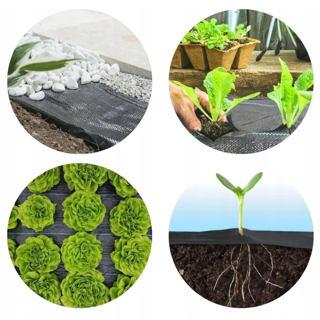 Агротканина GardenLine AGO4448 70 Г/М2 1,6 х50 м Чорний (PVO777) - фото 4