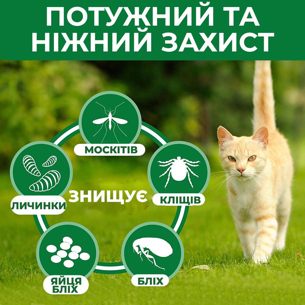 Спрей для котів Vet's Best Flea&Tick Home Spray for Cats універсальний від бліх та кліщів та захисту будинку від паразитів 945 мл (vb10526) - фото 3