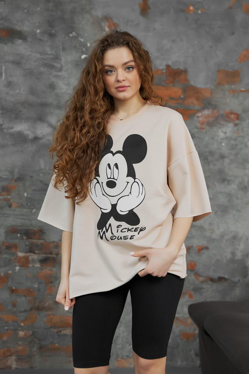 Футболка женская М88.2 2-х нить L Бежевый (727-1-62)