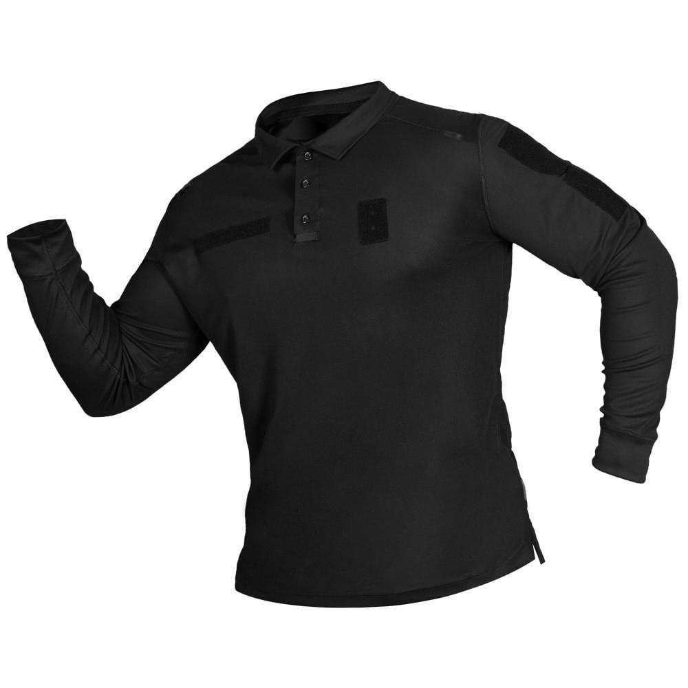 Поло армейское CG Paladin Long CoolPass LT S Черный