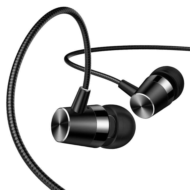 Наушники проводные Usams US-SJ475 3,5 м In-ear 1,2 м Черный (609653)