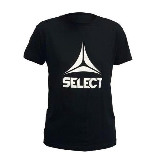 Футболка Select T-Shirt Basic with big Select logo 2XL Черный (632650-010)