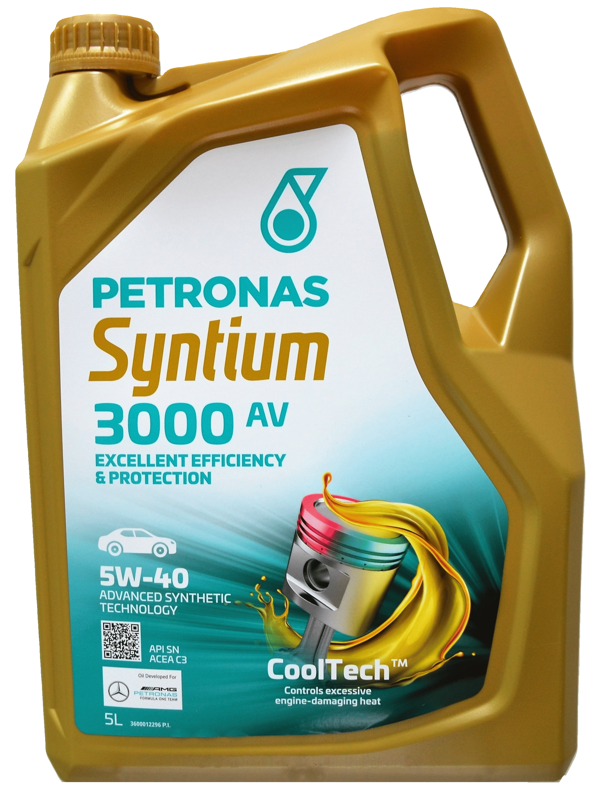 Моторна олива PETRONAS LUBRICANTS Syntium 3000 AV 5W-40 5 л (2417785953) - фото 2 Моторна олива PETRONAS LUBRICANTS Syntium 3000 AV 5W-40 5 л (2417785953) - фото 2