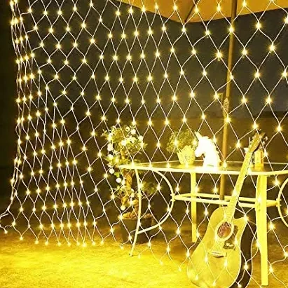 ᐉ Гирлянда сетка UKC RD-7162 120 LED RGB теплый цвет 1,5x1,5 м (3-5-13823)