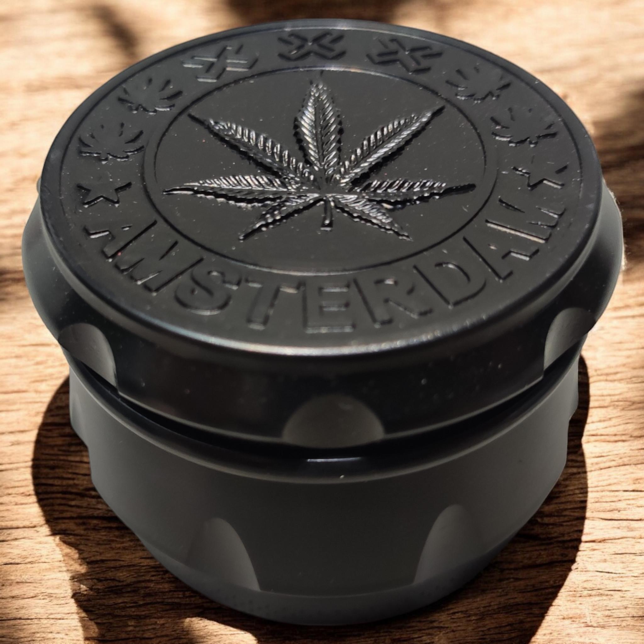 Гриндер для измельчения табака D&K Grinder Cannabis Black