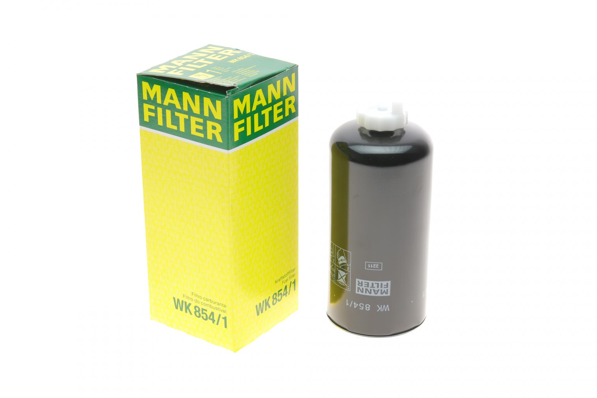 Фильтр топливный Mann-Filter для Fiat (PUnto 1,9JTD -12/Kia Sorento 2,5CRDi 02-11 (WK 854/1)