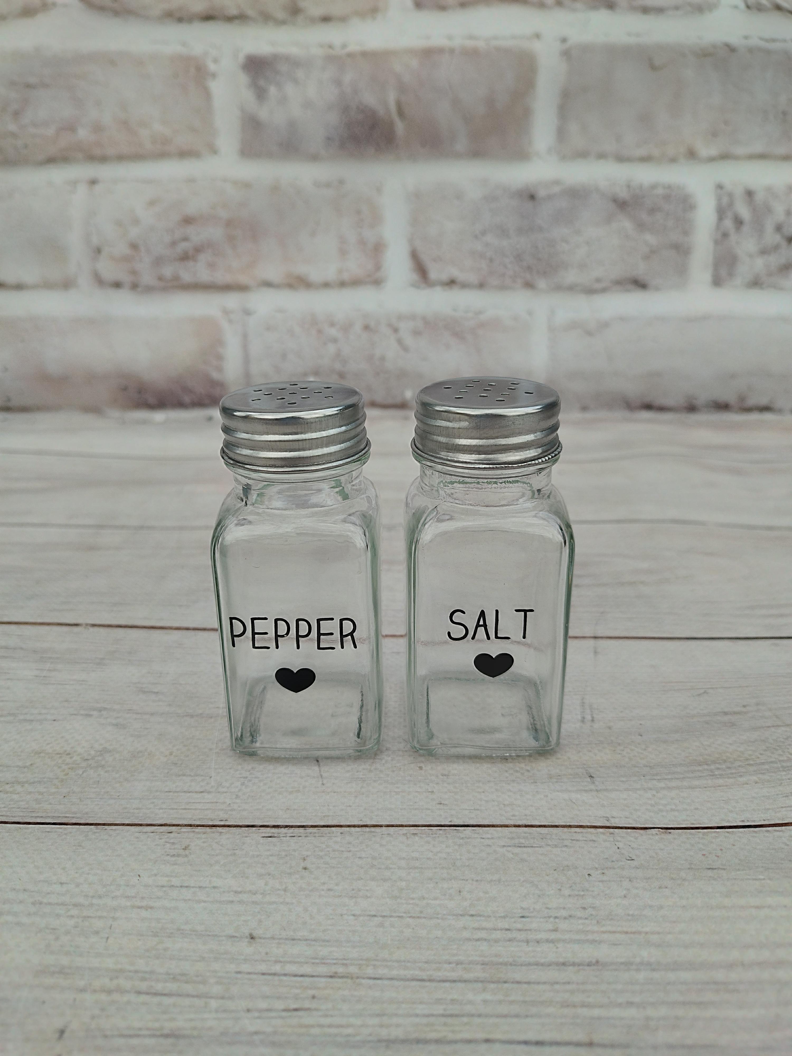 Набор для соли и перца SNT 7030-1 стеклянный 80 мл 2 предмета Прозрачный