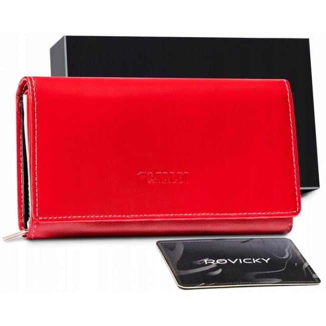 Гаманець жіночий шкіряний 4U CAVALDI RD-12-GCL-7314 Червоний