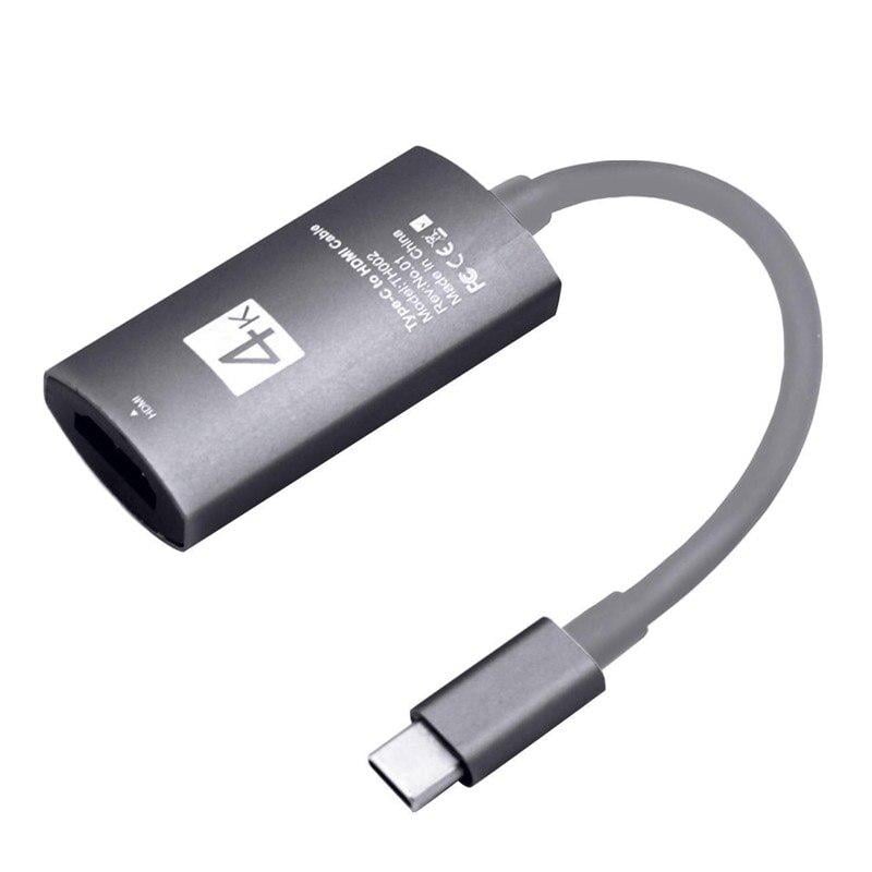 Адаптер Ewell USB 3.1 Type-C-HDMI 4K 30 Hz 0,2 м Черный (EW368)