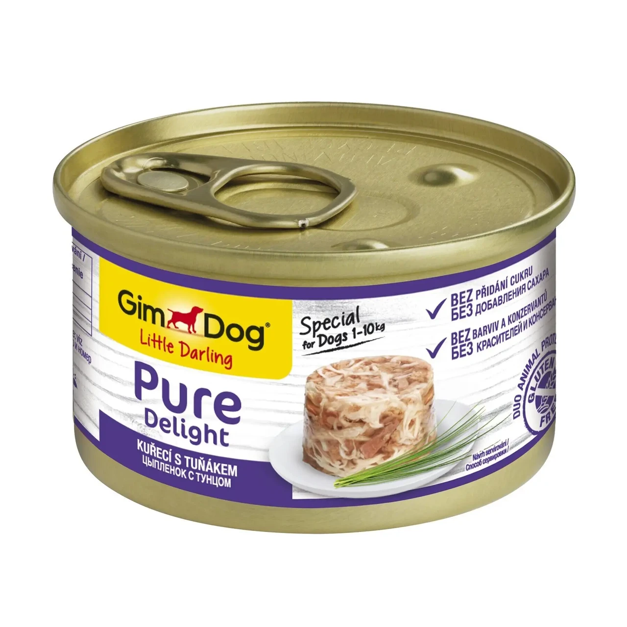 Влажный корм для собак GimDog LD Pure Delight 85 г курица и тунец