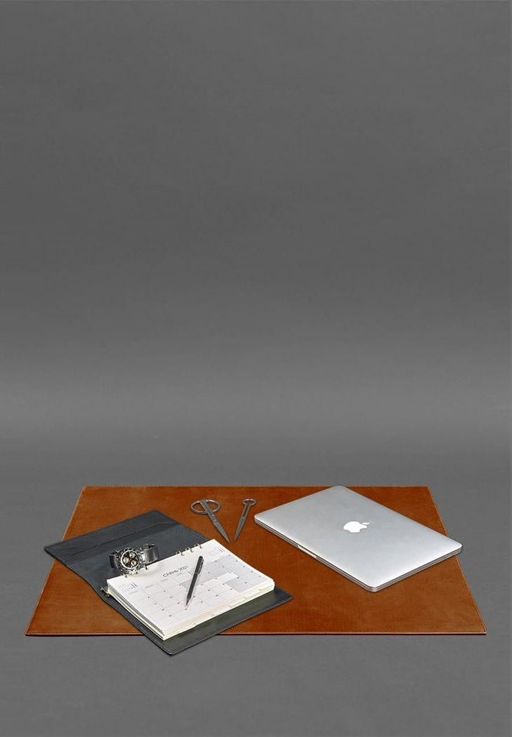 Крышка на стол руководителя 1.0 Crazy Horse Светло-коричневый (A-027161) - фото 2