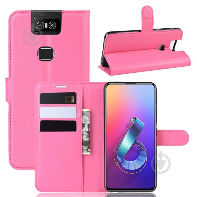 Чохол-книжка Litchie Wallet для Asus Zenfone 6 ZS630KL Rose (hub_GDtr98598) - фото 2