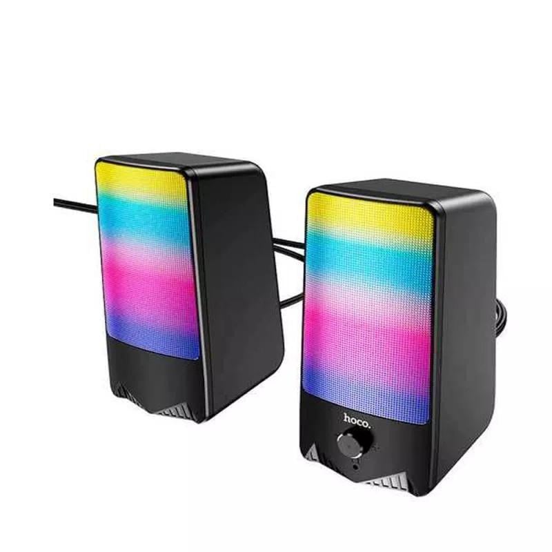 Колонки комп'ютерні Hoco DS14 10W підсвітка RGB Rhythmic Spectrum desktop speaker (1199191595)