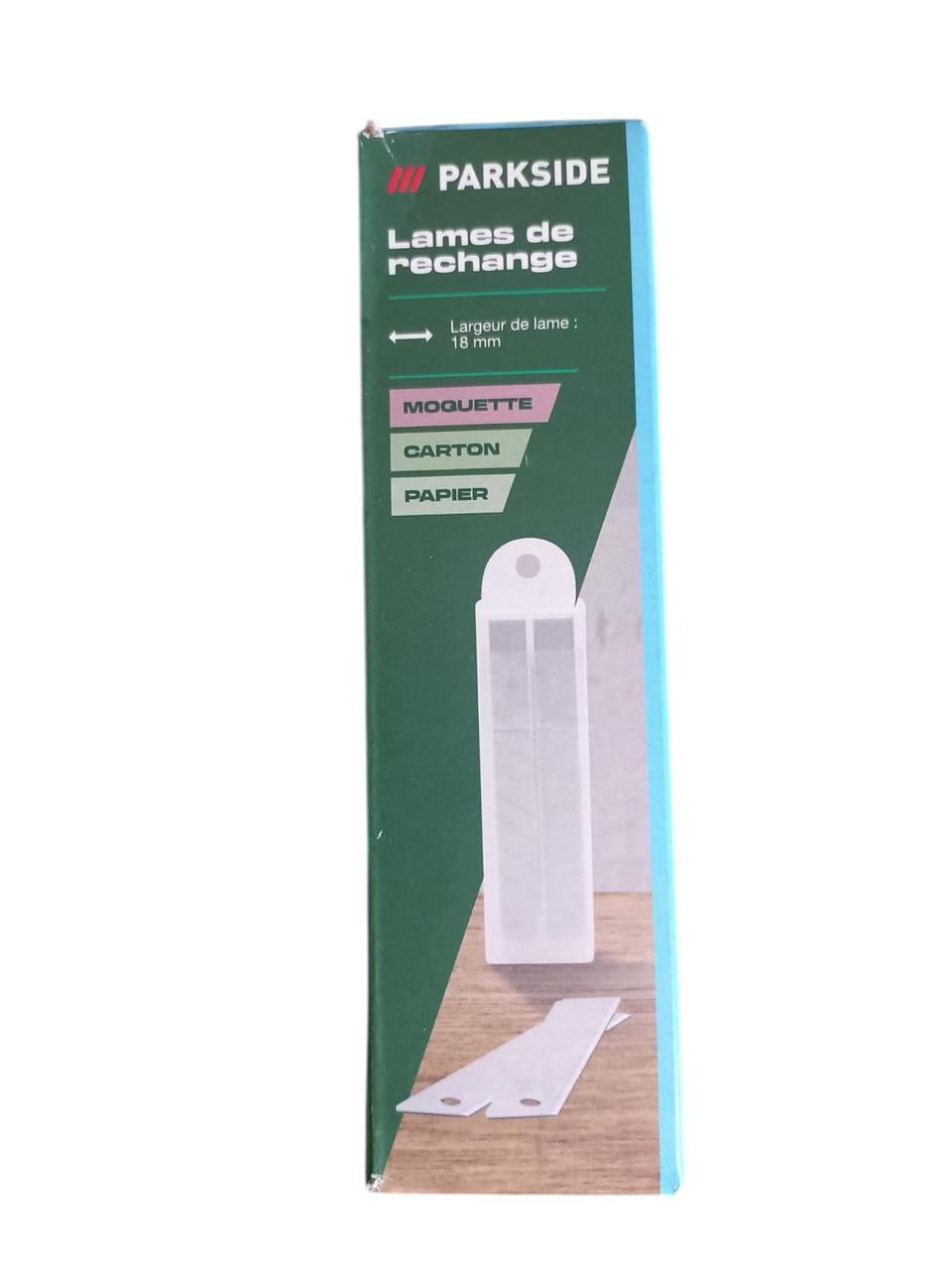 Запасные сегментные лезвия PARKSIDE для канцелярского ножа 18 мм 50 шт. (3080337122)