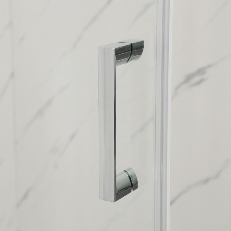 Душова кабіна без піддону MIXXUS Premium DIVERSE SC02-90x90x195-TR прозоре скло 5 мм Chrome (MI6861) - фото 5 Душова кабіна без піддону MIXXUS Premium DIVERSE SC02-90x90x195-TR прозоре скло 5 мм Chrome (MI6861) - фото 5