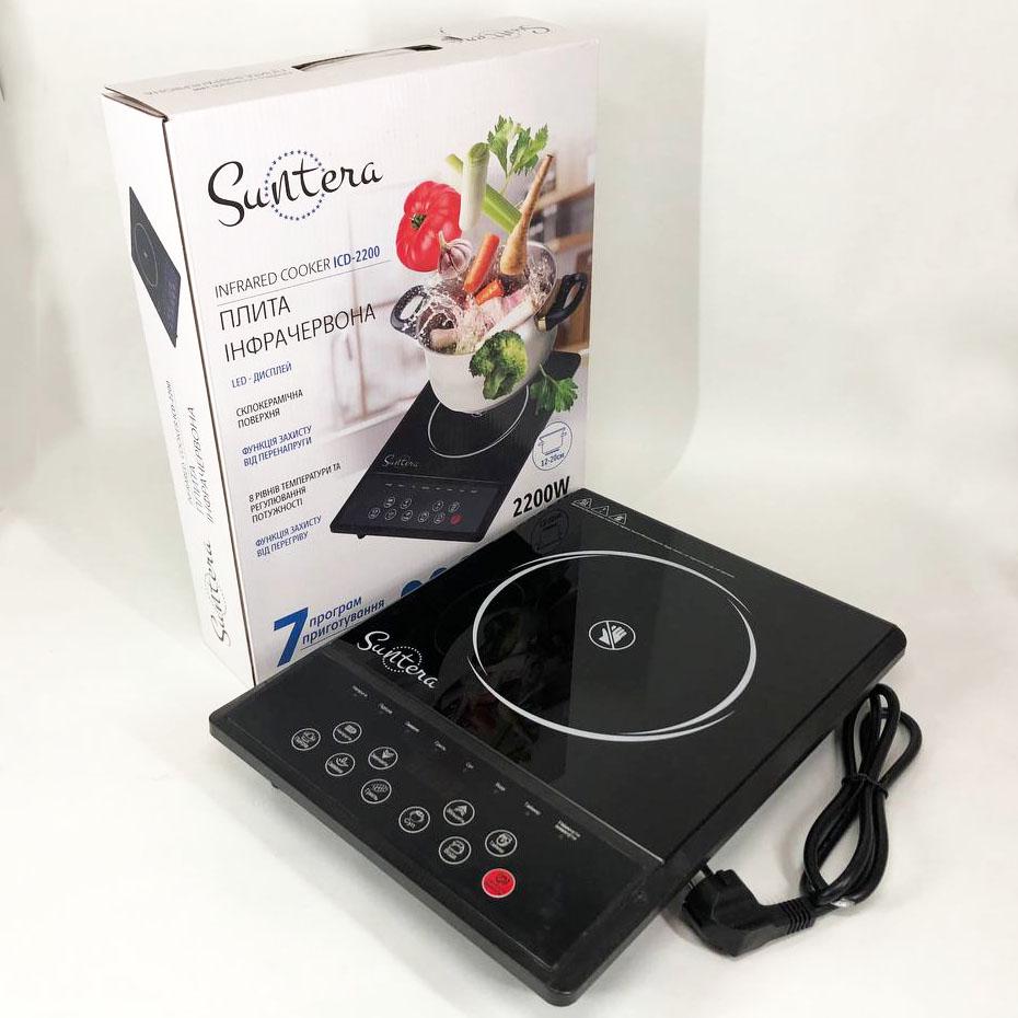 Плита индукционная инфракрасная Suntera ICD-2200/2200 Вт - фото 6 Плита индукционная инфракрасная Suntera ICD-2200/2200 Вт - фото 6
