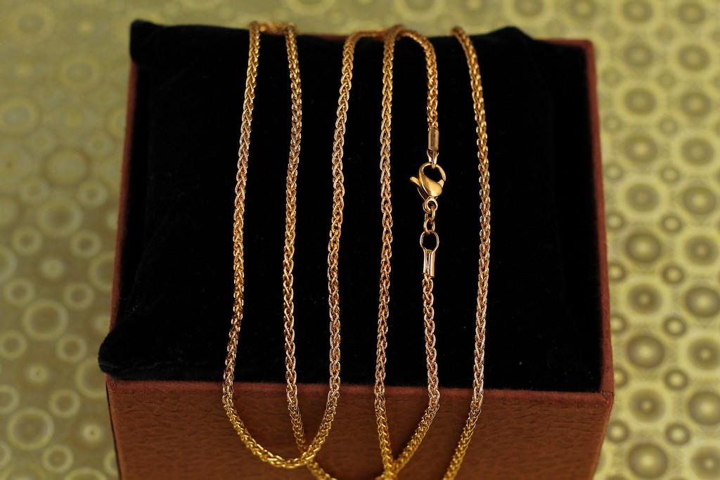Цепь Xuping Jewelry Колос 50 см х 1,8 мм Золотистый (2164943515)