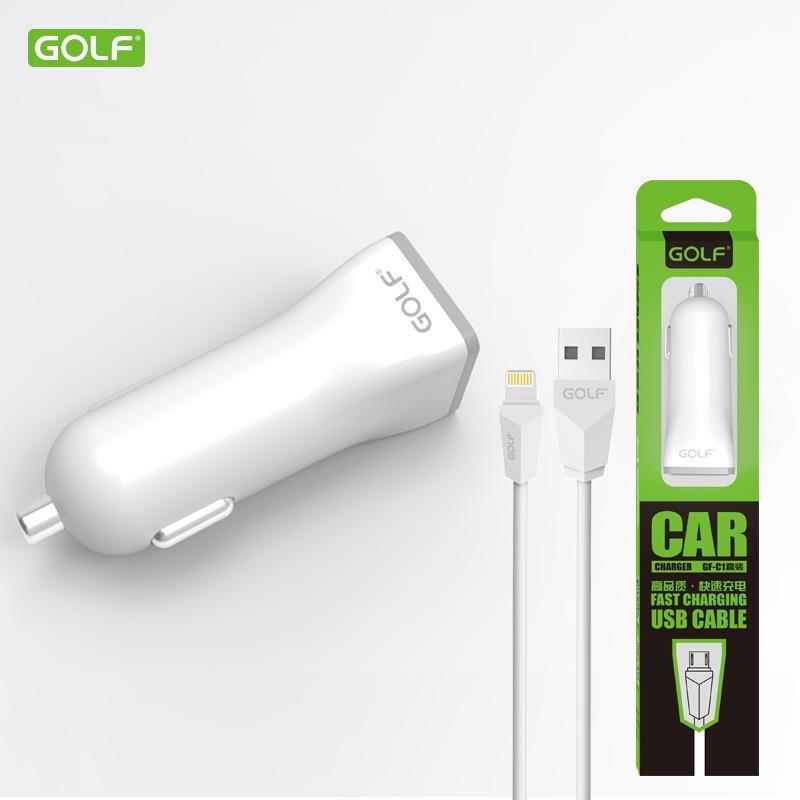 Зарядное устройство для Golf GF-C3 Car charger 1A White (602057289) - фото 2