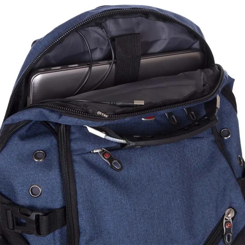 Рюкзак походный Backpack 1885 на 35 л Синий (1009386-Blue) - фото 8