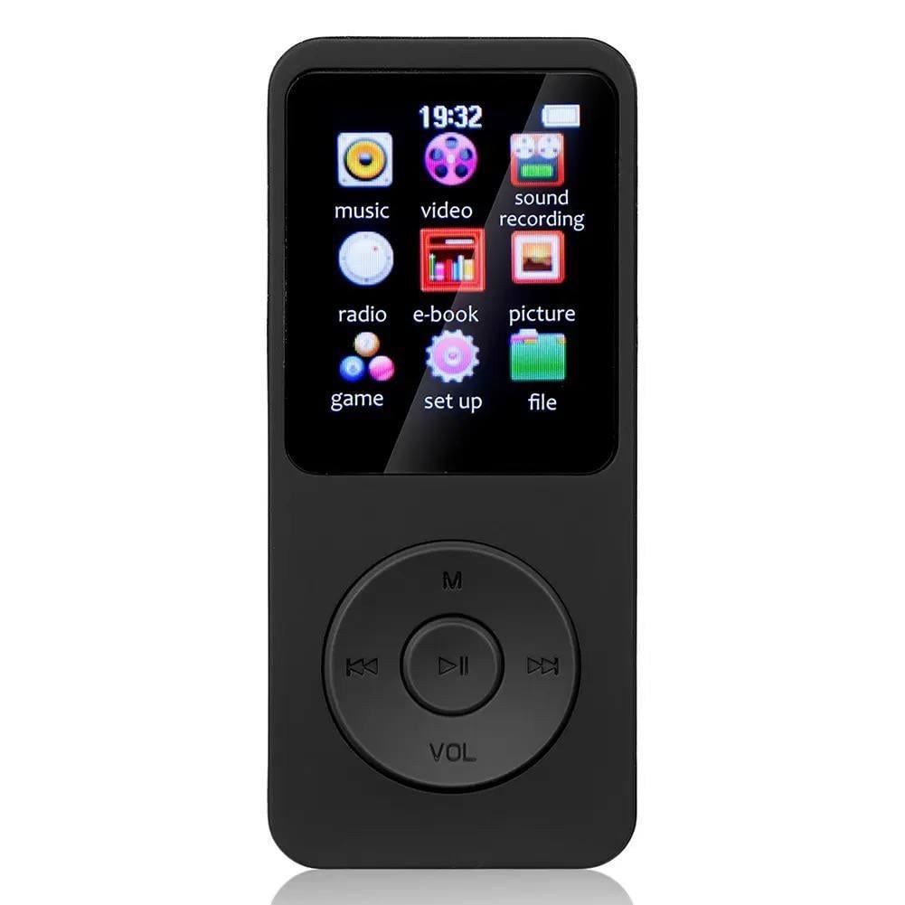 Плеер MP3-MP4 с Bluetooth 5.0 и FM-радио 1,8" 32 Gb Черный