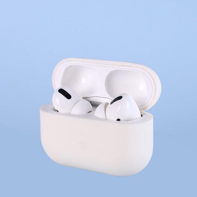 Чохол силіконовий 5 в 1 DS Case для Apple AirPods Pro White (3435832352) - фото 2