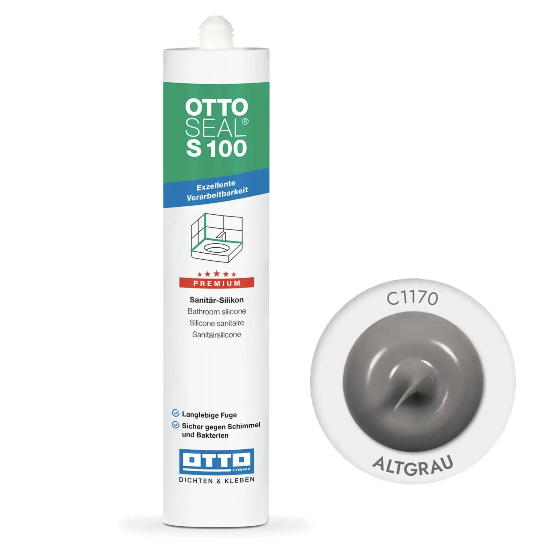 Герметик силіконовий OTTOSEAL S100 С1170 (S100C1170)