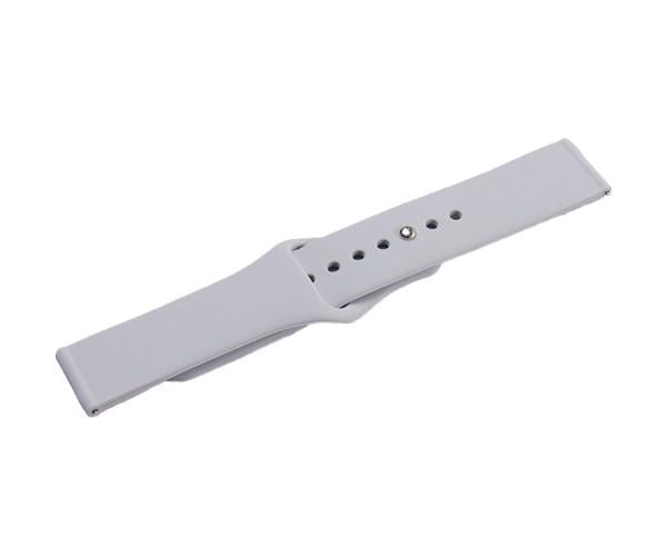 Ремешок Silicone Button Design для Samsung/Amazfit/Huawei 22 мм White Ремешок Silicone Button Design для Samsung/Amazfit/Huawei 22 мм White