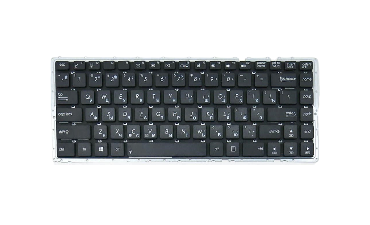 Клавиатура для ноутбука Asus V405 V405LB матовая (0KNB0-410KRU00)