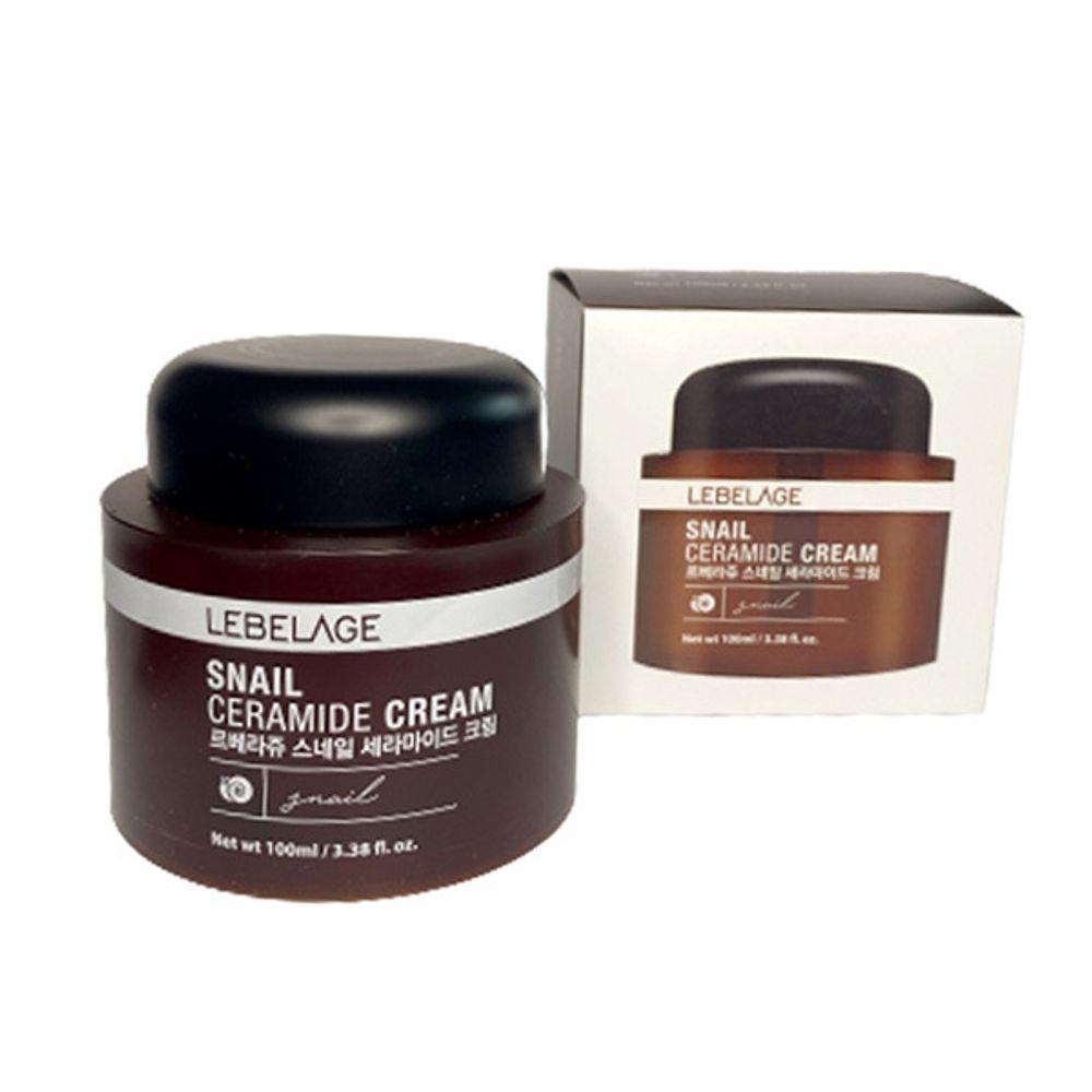 Крем для обличчя Lebelage Snail Ceramide Cream з равликом та керамідами 100 мл (8809589393068) - фото 2