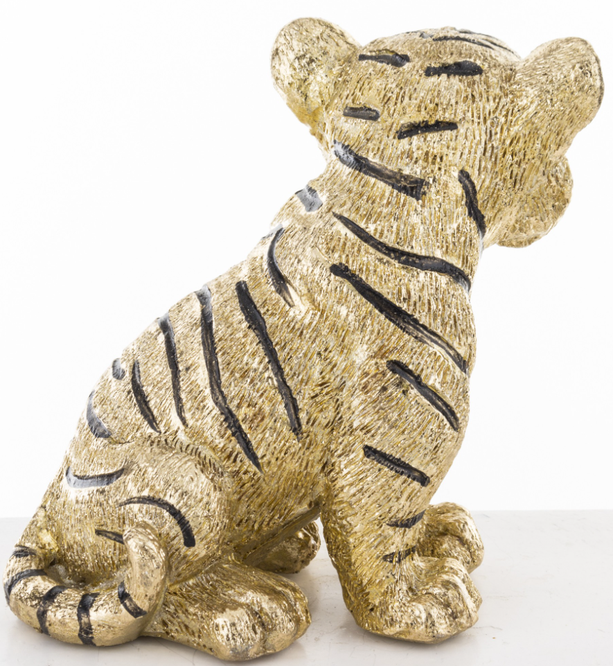 Фігурка декоративна ART-POL Тигр Золотий (142281) - фото 6 Фігурка декоративна ART-POL Тигр Золотий (142281) - фото 6